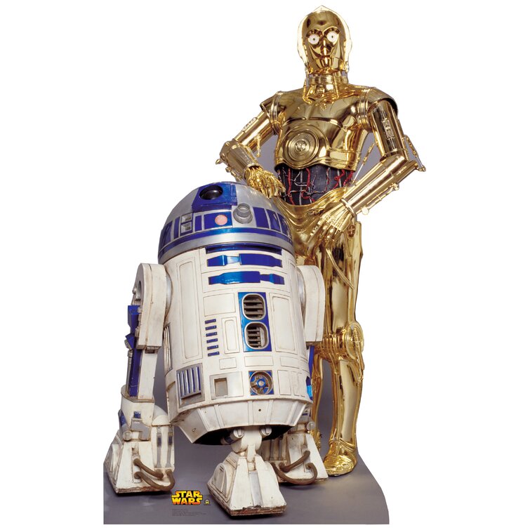 Star Wars R2-D2 & C-3P0 Life Size Cardboard Stand Up